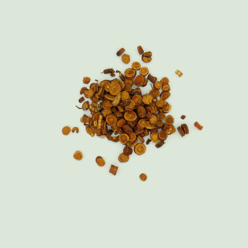 Glycyrrhizae praep. Radix (Zhi Gan Cao / Ural - Süßholzwurzel, präp.)